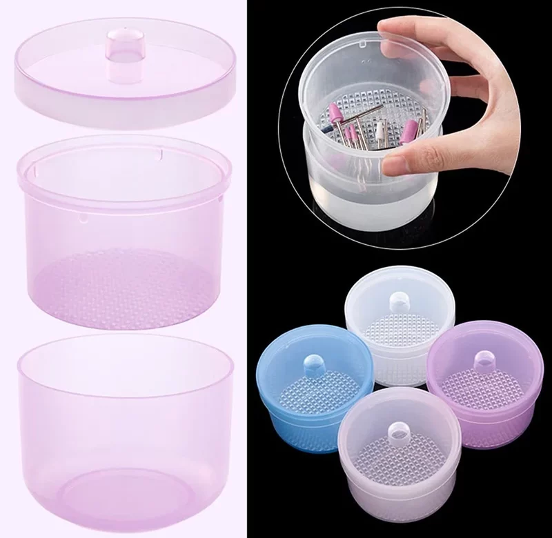 Sterilizační nebo úložný box na frézky a nástroje na nehty | úložný box, manikúra nástroje