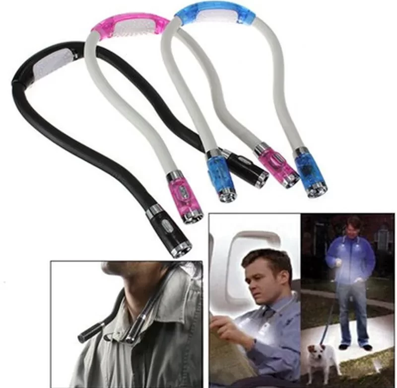 Lampička na krk s dvojitým světlem LED | osvětlení