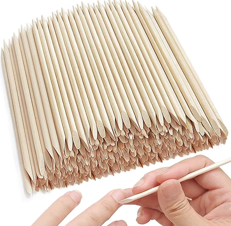 Sada dřívek na odstranění kůžičky a zdobení nehtů pro manikúru | pomůcka, tyčinky