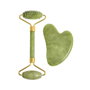 Masážní váleček a gua sha kámen pro obličej a tělo | masážní sada, péče o pleť