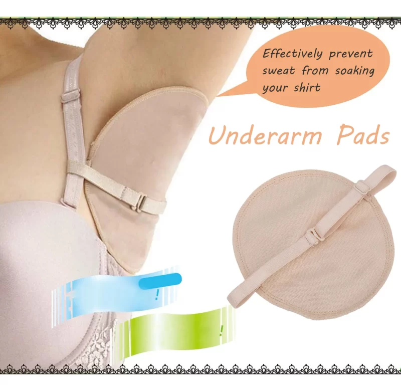 Podpažní pásky proti pocení bavlněné nastavitelné | podpažní vložky, vložky do podpaží