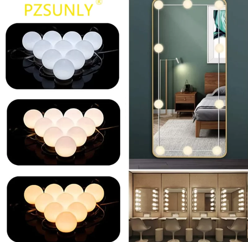 Zrcadlové led světlo s usb napájením | osvětlení