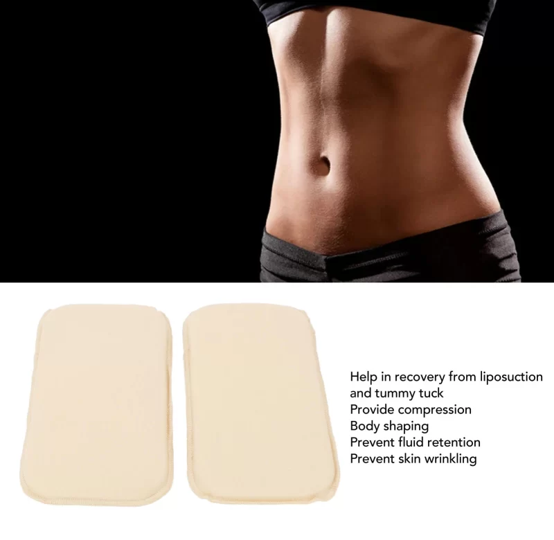 2 ks Pooperační kompresní pás na břicho s boční výztuhou | kompresní pás, břišní pás