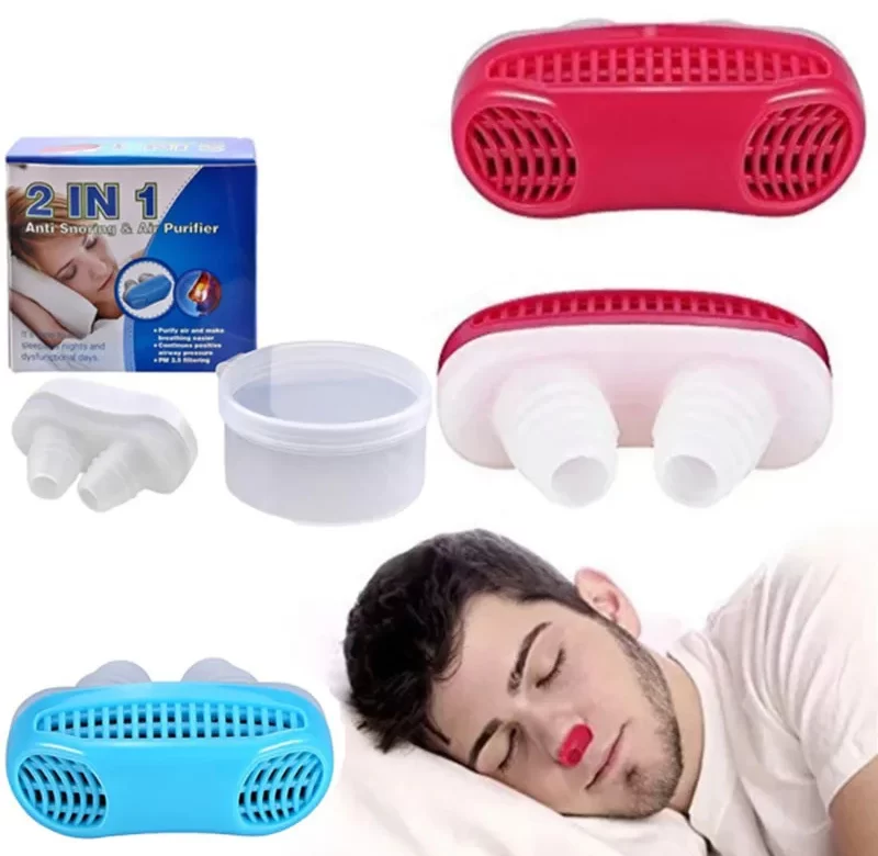 Klip proti chrápání pro volné dýchání | spánková pomůcka, nosní klips