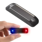 Solární zadní výstražné LED světlo na auto a kolo | osvětlení