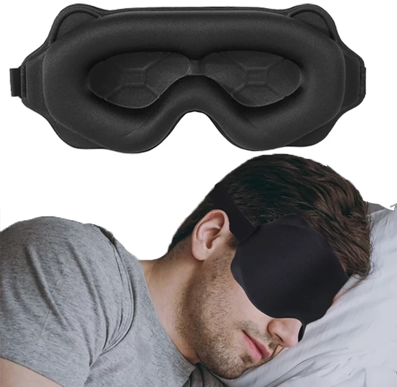 3d maska na spaní bez světla | spací maska, maska na oči
