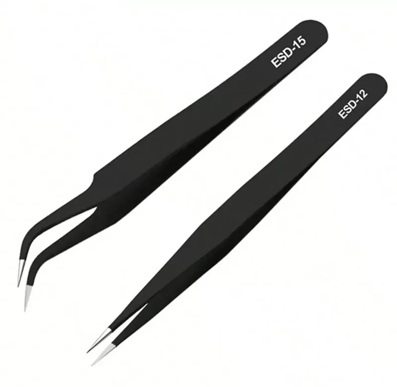 2 ks Profesionální pinzeta duo na řasy a nehty | nástroj na řasy, pinzeta na obočí