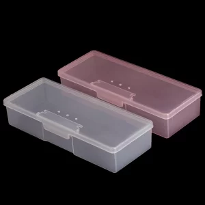 Praktický úložný box na nail art a štětce | úložný box, plastový organizér