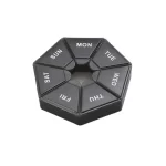 Mini cestovní dávkovač léků 7 dní box | dávkovač léků, krabička na léky