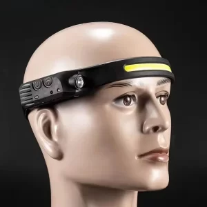 Led čelovka se senzorem pohybu usb | čelová svítilna