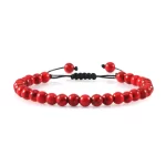 6mm černá červená linka