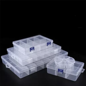 Úložný box na šperky a korálky s přihrádkami | úložný box, šperkovnice