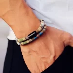 Stylový boho pánský náramek z oceli | pánský náramek, boho náramek