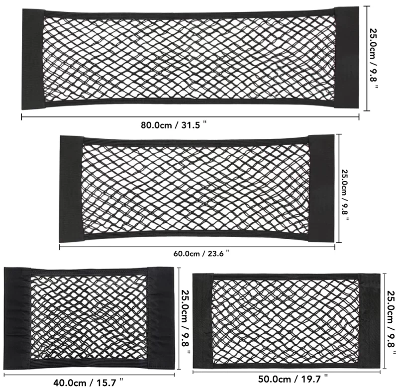 Elastická síť na sedadlo auta | síťka, organizér