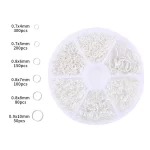 6 mřížkových stříbrných