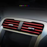 Dekorační pásky pro výdech klimatizace auta | auto doplněk, interiérová dekorace