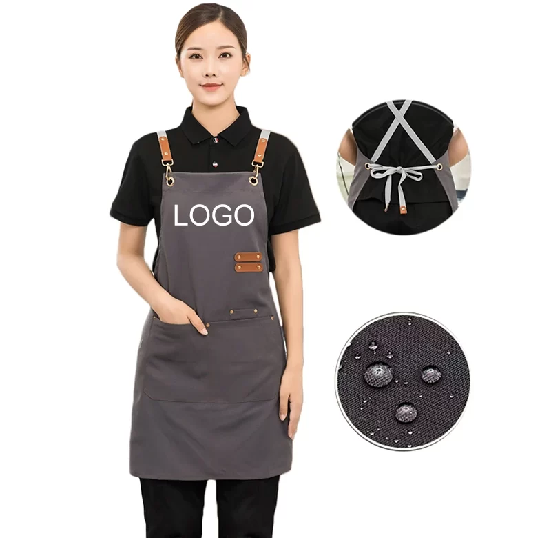 Profesionální pracovní zástěra s kapsami | pracovní zástěra, kuchařská zástěra