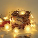 Světelný řetěz s optickým vláknem | dekorativní světla