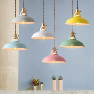Retro závěsná lampa průmyslový styl | Stropní lustr