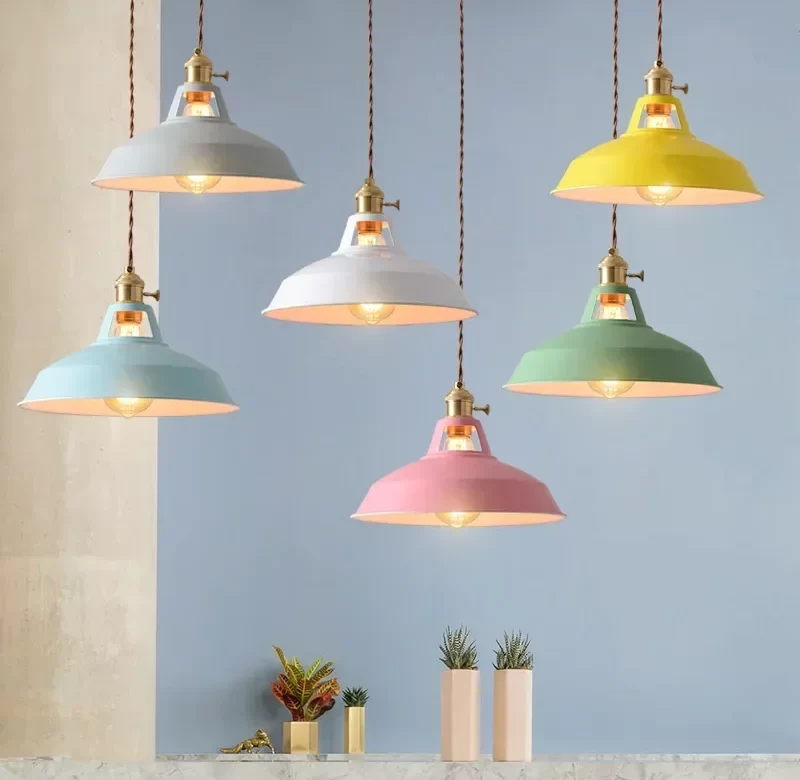Retro závěsná lampa průmyslový styl | Stropní lustr