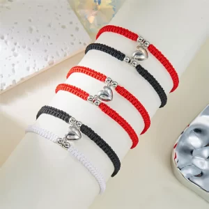 Párové magnetické náramky srdce | šperky 2 ks