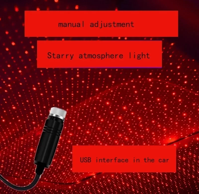 Mini led hvězdný projektor do auta | auto dekorace