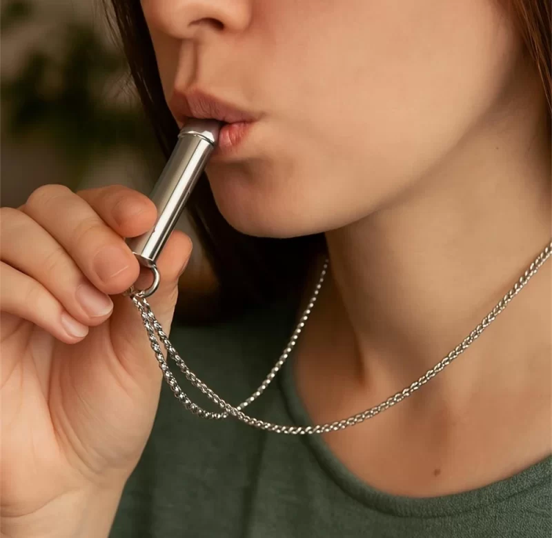 Mindfulness náhrdelník pro hluboké dýchání | přívěsek, šperk na krk