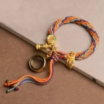 Ručně pletený tibetský náramek tara | pamětní šperk, etnický náramek