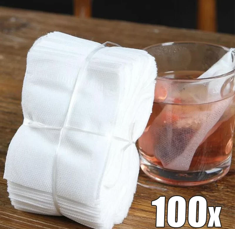 50 nebo 100 ks Jednorázové sáčky na čaj a koření | čajové sáčky, čajový filtr