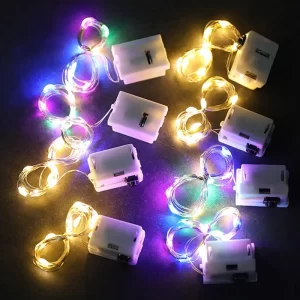 Led světelný řetěz na baterie | vánoční dekorace