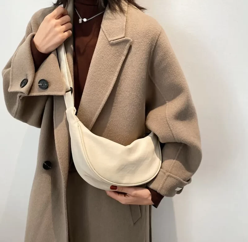 Trendy plátěná crossbody kabelka pro dívky | dámská kabelka, ramenní taška