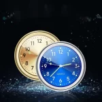 Automobilové analogové palubní hodinky svítící | hodiny, dekorace