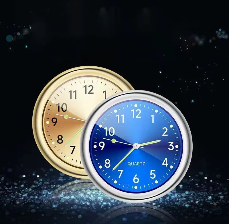 Automobilové analogové palubní hodinky svítící | hodiny, dekorace