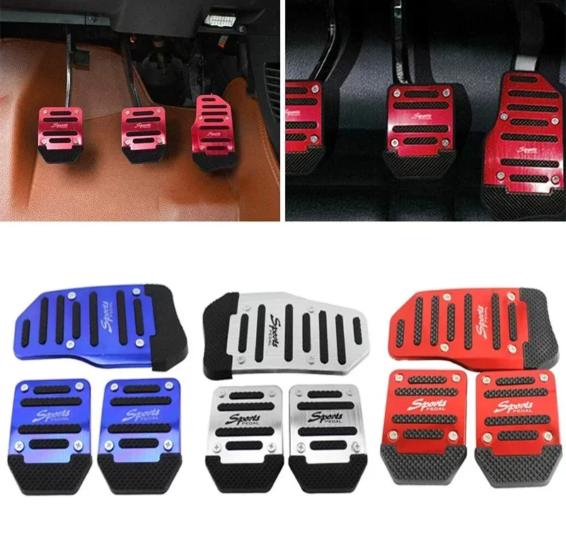Hliníkové protiskluzové sportovní pedály auta | autopedály, kryty pedálů