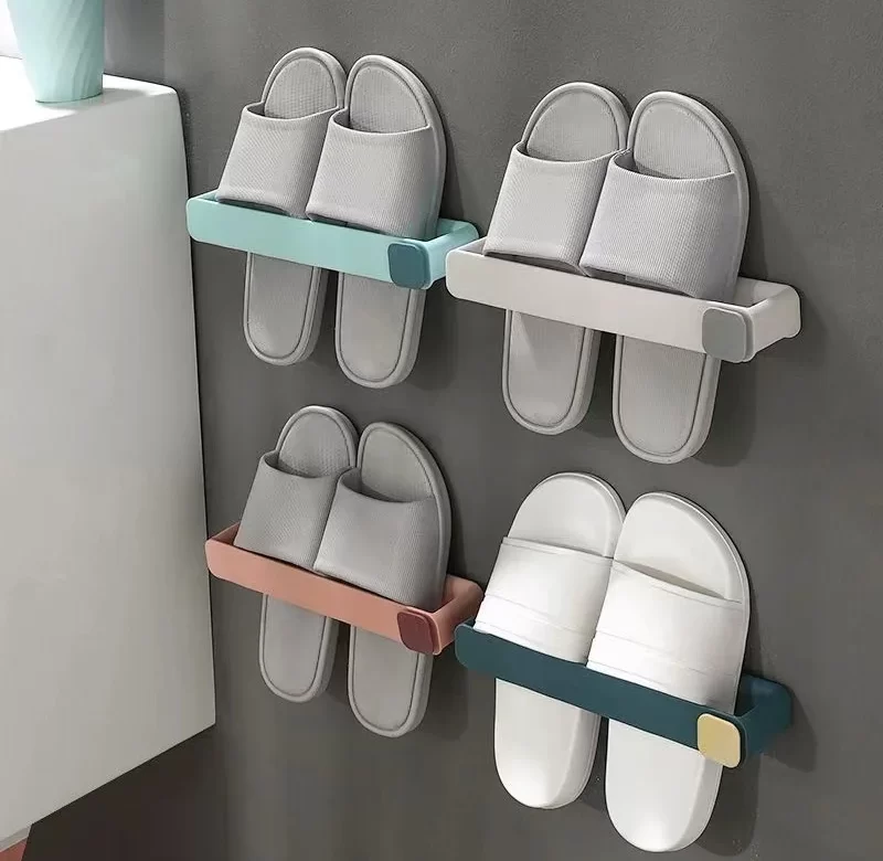 Samolepicí věšák na ručníky s poličkou | koupelnový věšák, držák ručníků