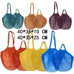 Nákupní skládací taška z bavlny na ovoce | taška ekotaška