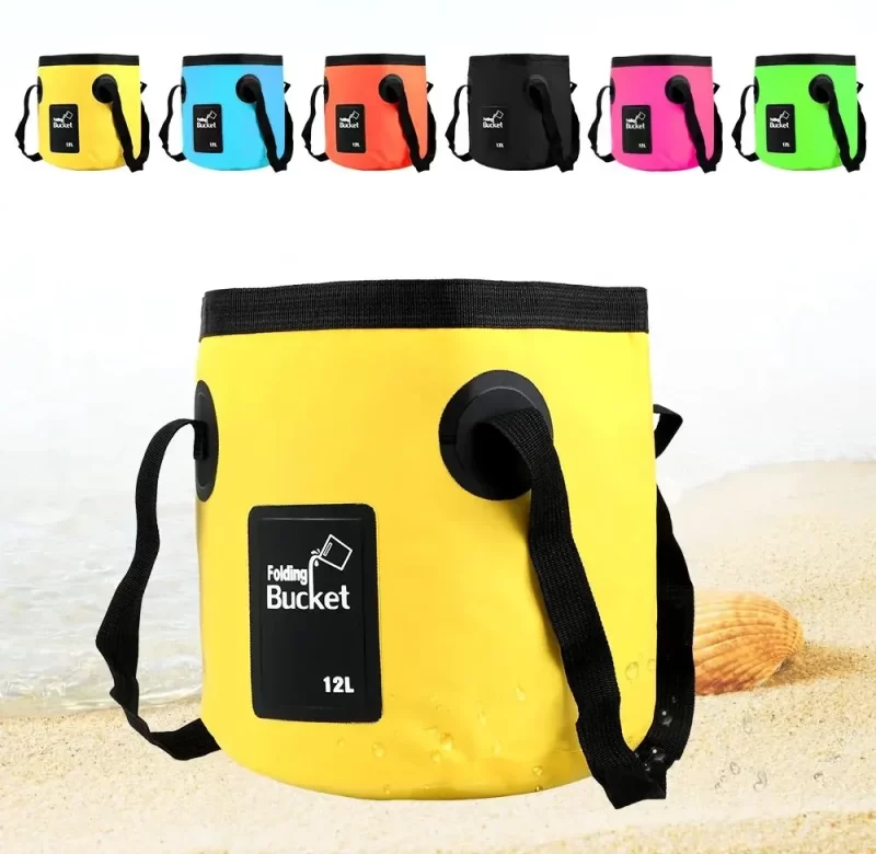 Skládací přenosný kbelík na vodu | cestovní kbelík, kempingové vybavení