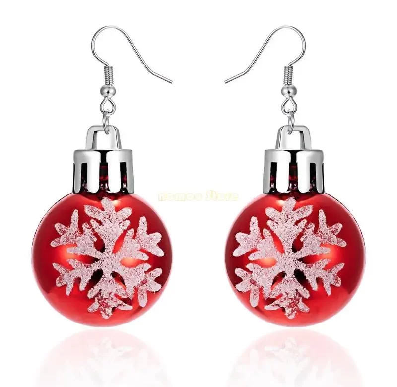 Vánoční náušnice visací | dámské náušnice, vánoční šperk