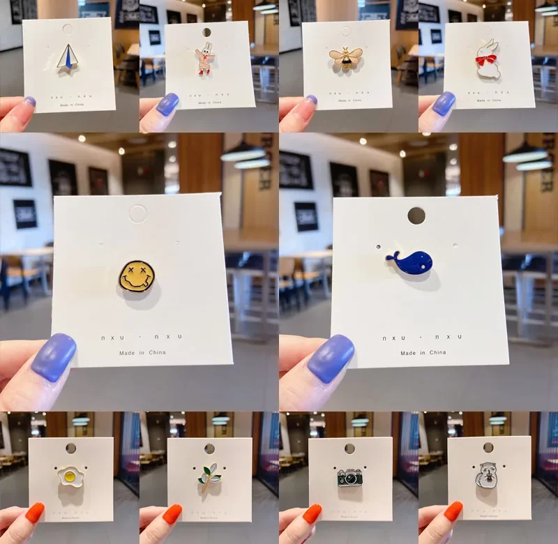 Roztomilý smaltovaný odznak | brože