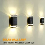 Solární venkovní nástěnné světlo | osvětlení