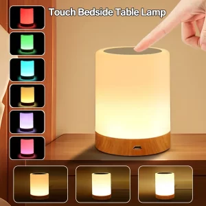 Přenosná dotyková stolní lampa s usb nabíjením | osvětlení 1 ks
