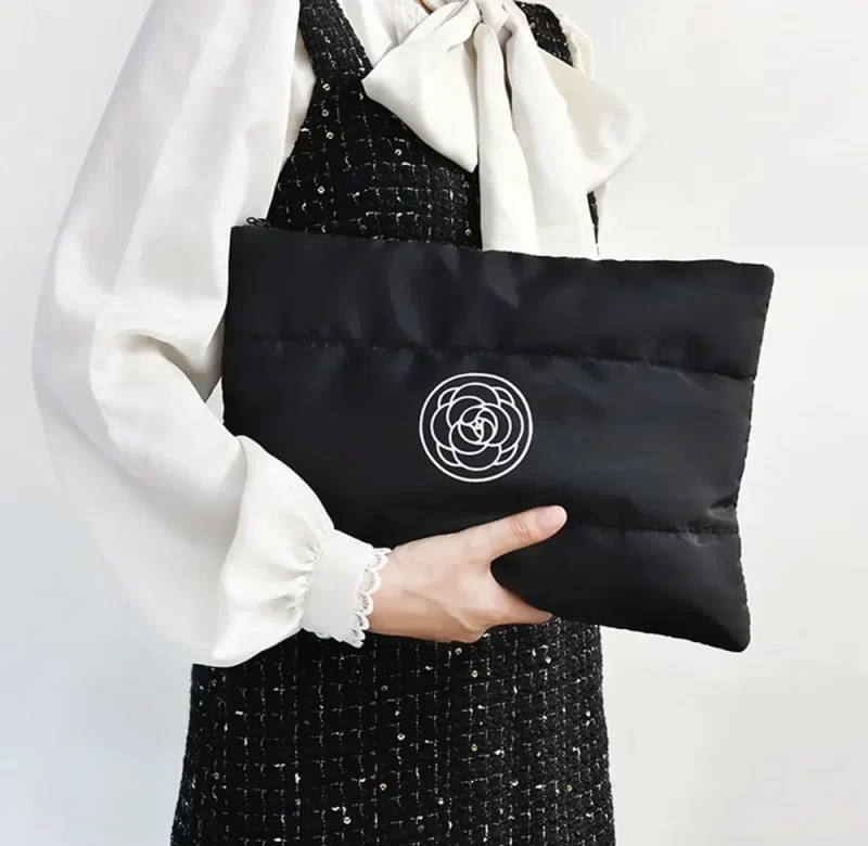 Elegantní květinová kosmetická taška na cesty | kosmetická taštička, toaletní taška