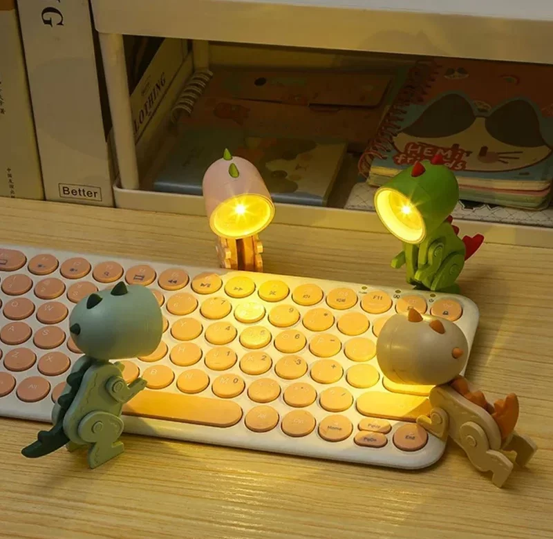 Noční lampa na baterie mini dinosaur | dětské světlo