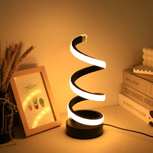 Moderní usb stolní lampa s led světlem | stolní lampa, noční lampička