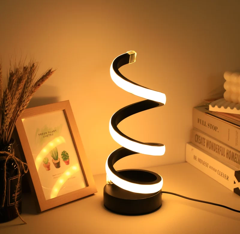 Moderní usb stolní lampa s led světlem | stolní lampa, noční lampička