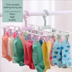 Držák na ponožky se sušákem pro domácnost | věšák, držák