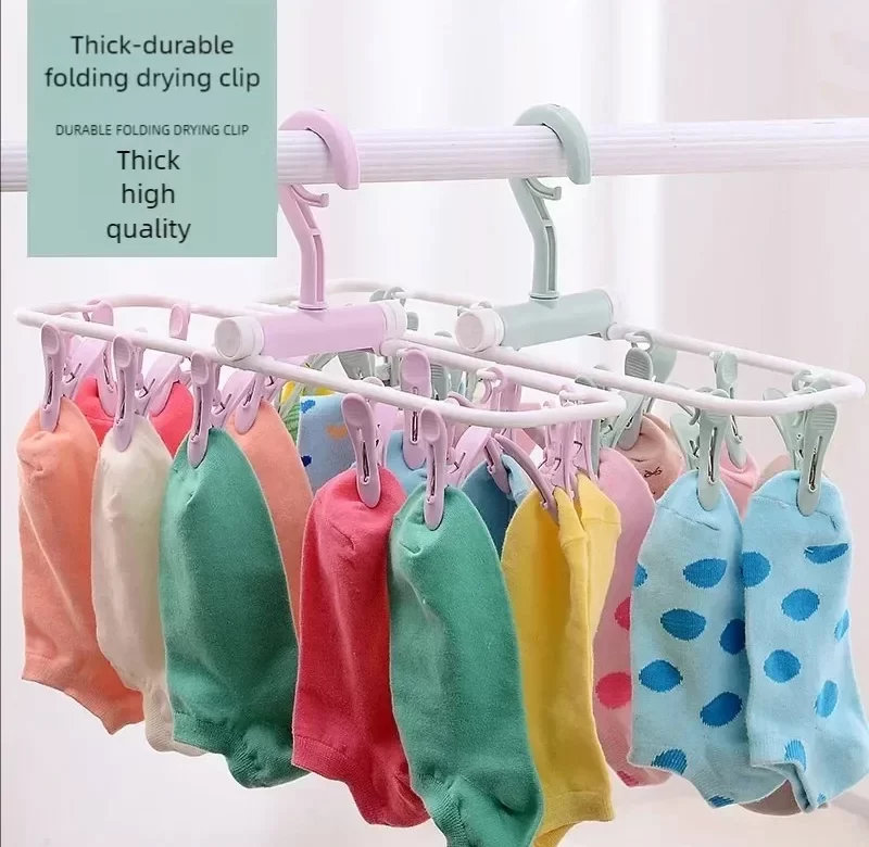 Držák na ponožky se sušákem pro domácnost | věšák, držák