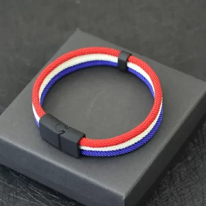 Barevný námořnický náramek s magnetem | pánský náramek, sportovní doplněk