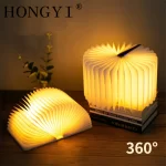 Kreativní knižní lampa s led světlem na usb | lampička, dekorace 1+1 ks