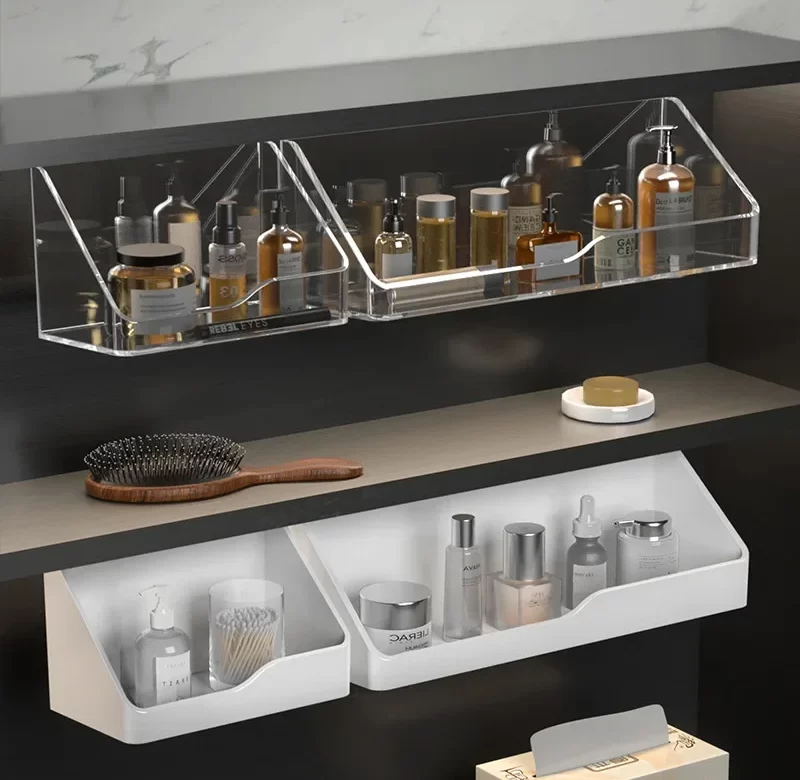 Uložný nástěnný regál | plastový stojan